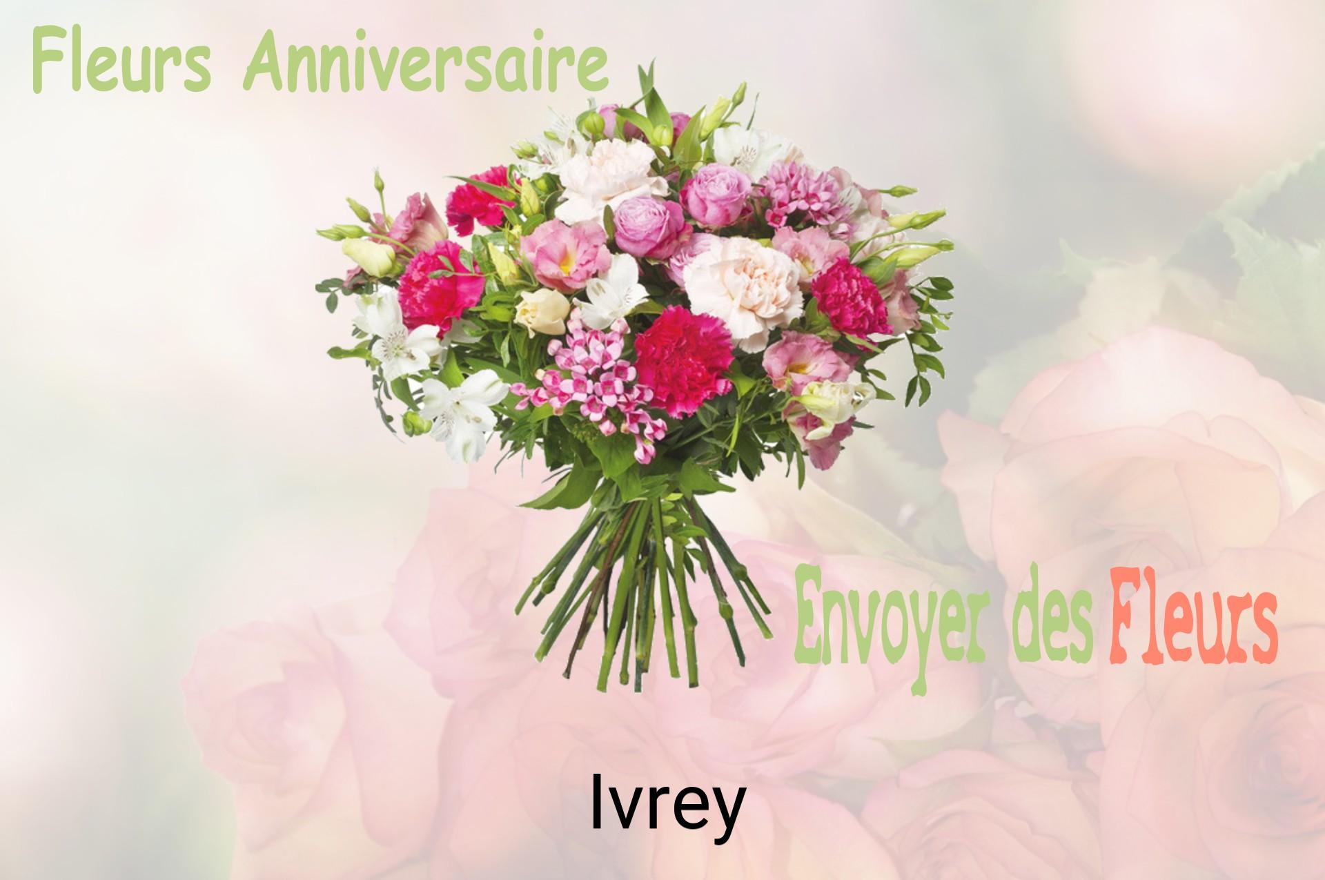 Bouquet de fleurs d’anniversaire livré à Ivrey