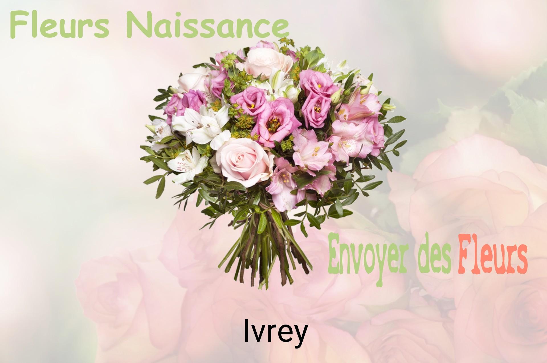 Bouquet de fleurs de naissance livré à Ivrey